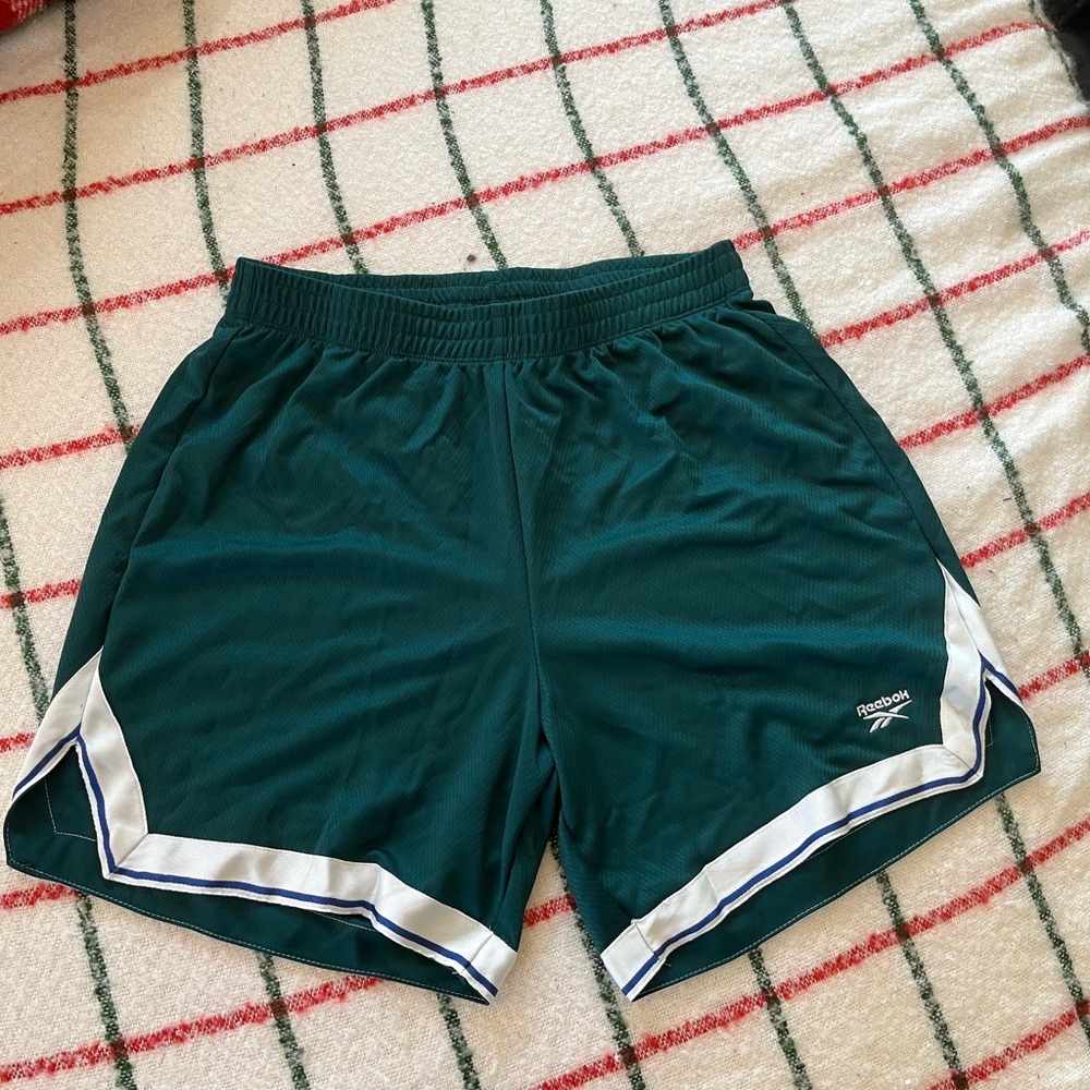 Reebok Green Athletic BOOTY Shorts Medium